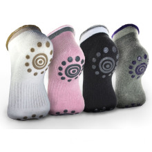 custom Cotton Yoga Socks with Five Full toe Non Slip Grips Pilates yoga Socks